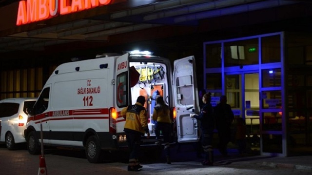 Suriye'de yaralanan 2 sivil tedavi için Kilis'e getirildi
