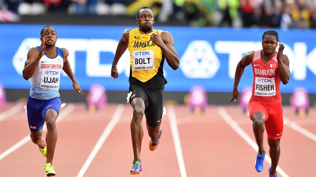Usain Bolt,kariyerinin son yarışında üçüncü olarak bronz madalya kazandı.