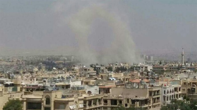 Halep'te bulunan Esed askeri üssünde patlama meydana geldi.