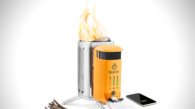 Telefonu ateşle şarj eden cihaz: BioLite kamp ocağı