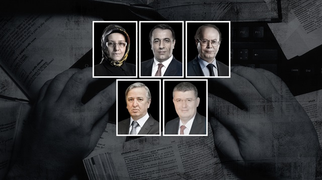Fatma Barbarosoğlu, ​Erdal Tanas Karagöl,  Yusuf Kaplan, Aydın Ünal, Mehmet Acet.