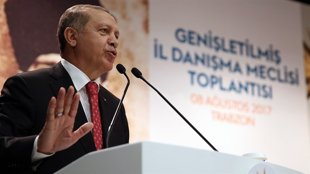 Cumhurbaşkanı Recep Erdoğan AK Parti Trabzon Genişletilmiş İl Danışma Toplantısında konuştu