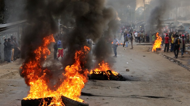 Kenya'daki seçimler öncesi protestolar yaşandı.