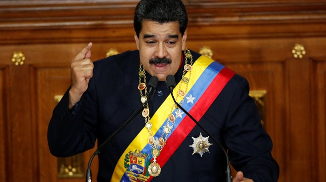 Maduro'nun Kurucu Meclis'te yaptığı konuşma 3 saat sürdü. 