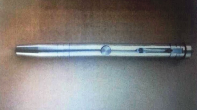 Kalem şeklinde suikast silahı