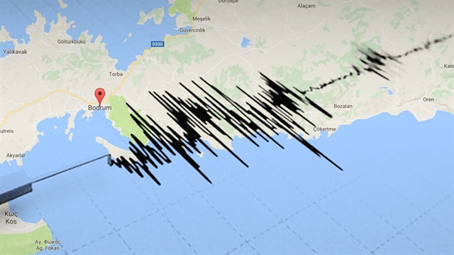 Bodrum'da 4.7 şiddetinde deprem meydana geldi.