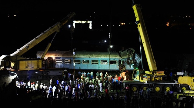 Mısır’daki tren kazasında 50 kişi hayatını kaybetmişti