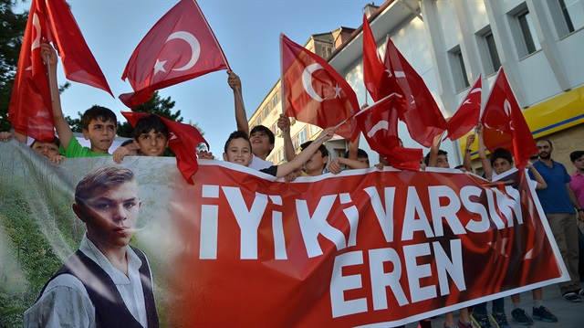 Turkey mourns martyred boy