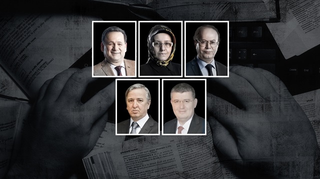 Bülent Orakoğlu, Fatma Barbarosoğlu, Yusuf Kaplan, Aydın Ünal ve Mehmet Acet.