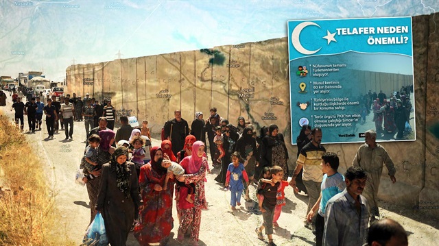 Türkmen kenti Telafer, üç yıldan bu yana terörün hedefinde.