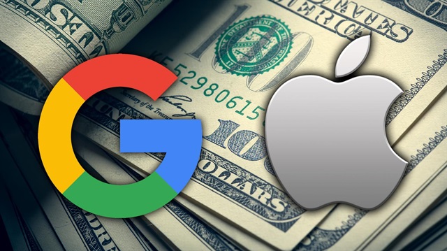 Google ve Apple, dünyanın en değerli iki şirketi konumunda bulunuyor.
