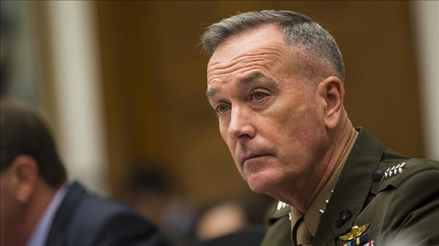 US Chairman of the Joint Chiefs of Staff General Joseph F. Dunford