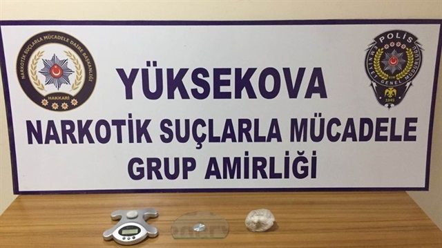 Hakkari Yüksekova’da eroin operasyonu