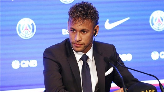 Brazilian footballer Neymar
