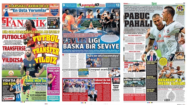 Basın Turu: Günün öne çıkan 38 spor manşeti