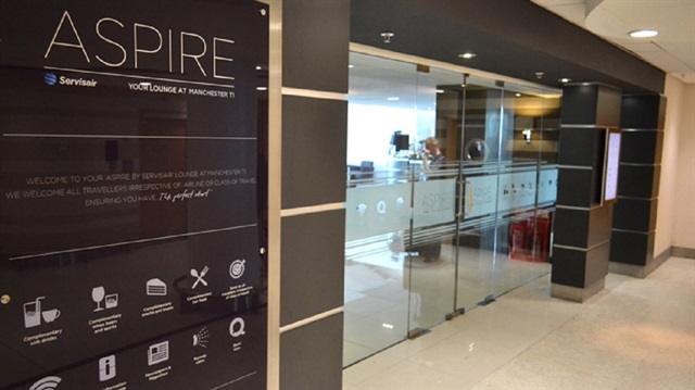 Aspire Lounge at Manchester Airport