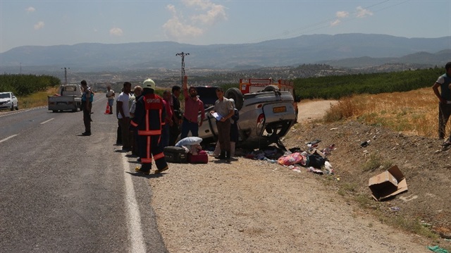 Mersin'de trafik kazası: 5 yaralı