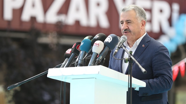 Transport Minister Ahmet Arslan