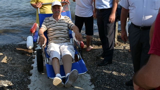 "مرمريس" التركية تفتتح شاطئين خاصين بالمعاقين