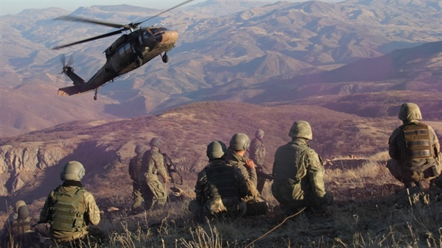 Terör örgütü PKK'ya yönelik operasyonlar hız kesmeden devam ediyor. 