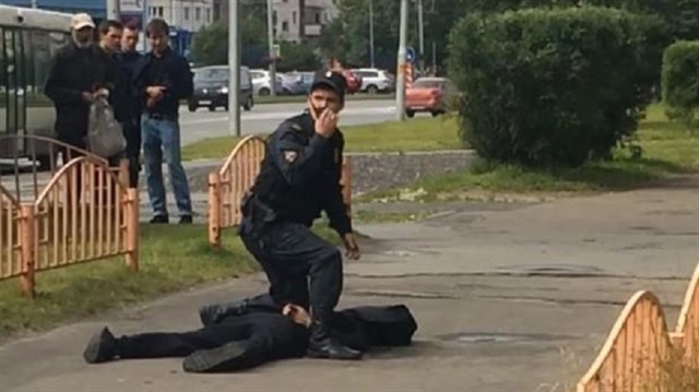 Stabbing in Russia