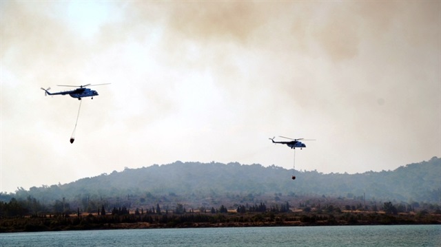Ayvalık'taki yangında 15 hektarlık alan zarar gördü
