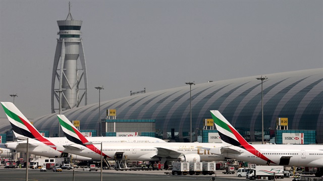 Emirates Airlines aircrafts are seen at Dubai International Airport, United Arab Emirates May 10, 2016. 