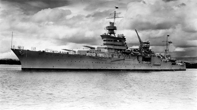 ABD donanmasına ait USS Indianapolis adlı savaş gemisi