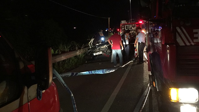 Beykoz'da trafik kazası: 2 ölü, 1 yaralı

