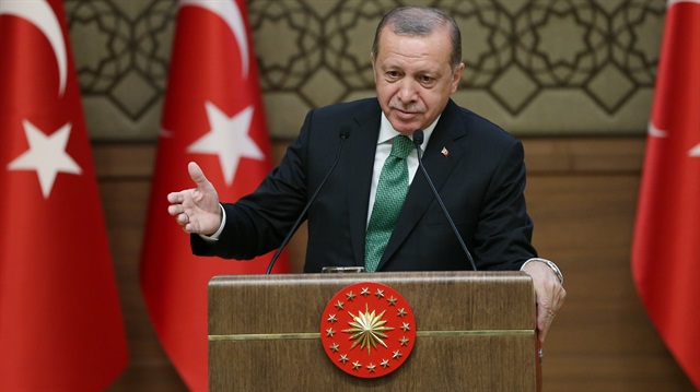 Cumhurbaşkanı Erdoğan, Beştepe'de muhtarları ağırladı. 