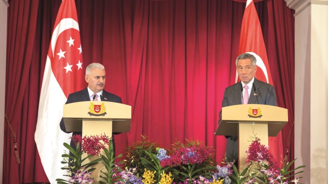 Başbakan Binali Yıldırım - Singapur Başbakanı Lee Hsien Loong