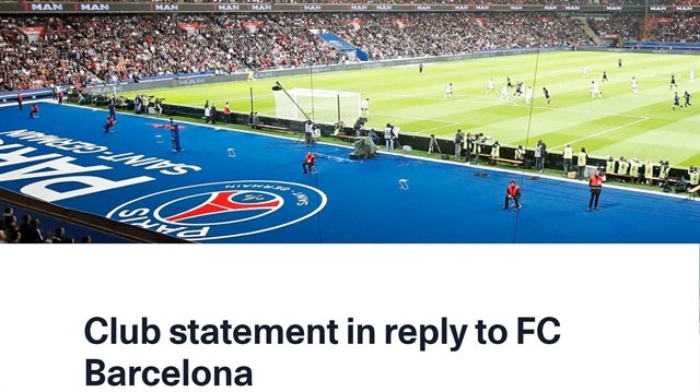 PSG'den Barcelona'ya: Bizim için sürpriz oldu