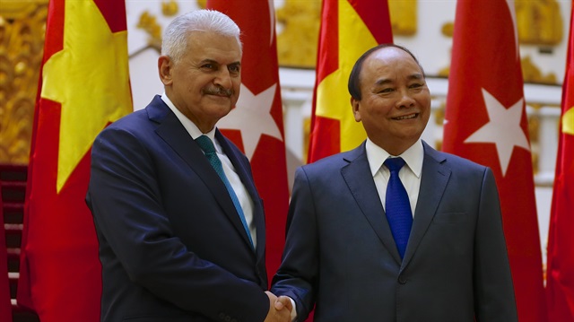 Başbakan Binali Yıldırım ile Vietnam Başbakanı Nguyen Xuan Phuc