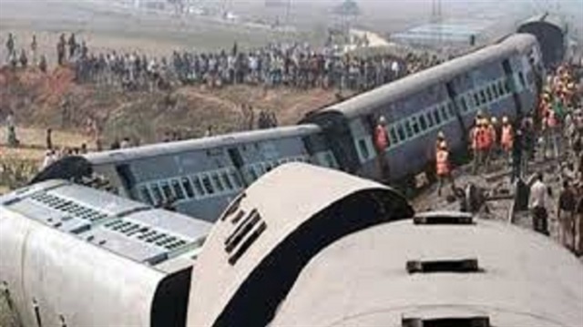 74 مصابا في حادث قطار شمالي الهند