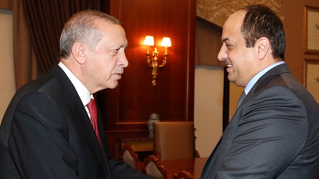 Cumhurbaşkanı Erdoğan, Katar'ın Savunmadan Sorumlu Devlet Bakanı Al Attiyah’ı kabul etti