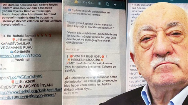 FETÖ'cülerin MİT korkusu, deşifre edilen gizli haberleşme programı COCO mesajlarına yansıdı. 