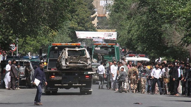 Kabil'de ABD Büyükelçiliği'nin yakınlarında saldırı düzenlendi.