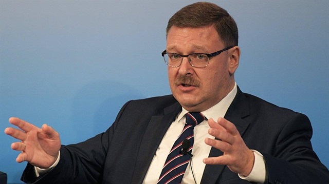 Rusya parlamentosunun Uluslararası Meseleler Komitesi Başkanı Konstantin Kosachev