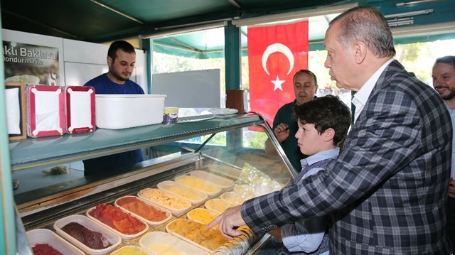 Cumhurbaşkanı Erdoğan ve torunu Ahmet Akif Albayrak