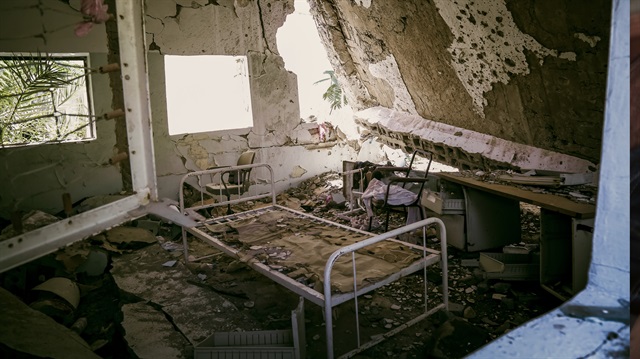 Yemen'de bombalanan hastane
