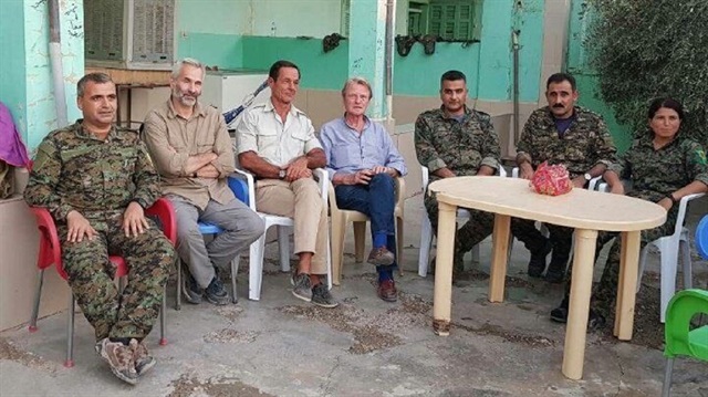 ​Fransa Eski Sağlık Bakanı Bernard Kochner ile PKK/PYD'li teröristler