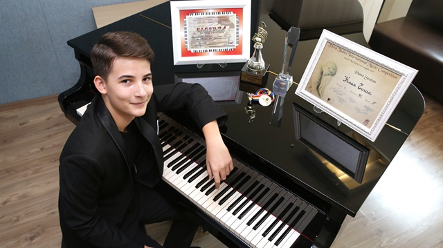 Kaan Turan piyanoda dünya birincisi oldu.

