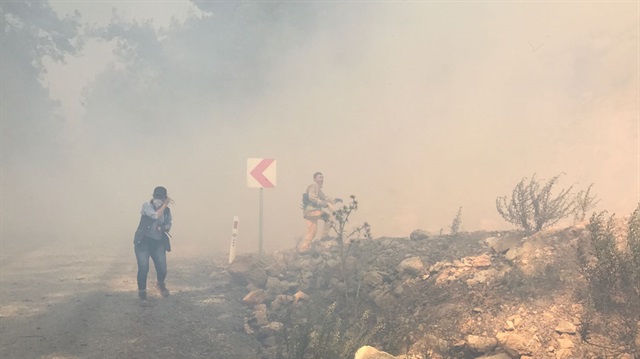 Muğla'daki orman yangınında bir köy boşaltılıyor-Muğla'dan son dakika haberleri
