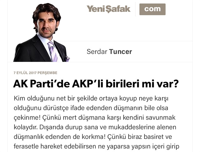 AK Parti’de AKP’li birileri mi var?