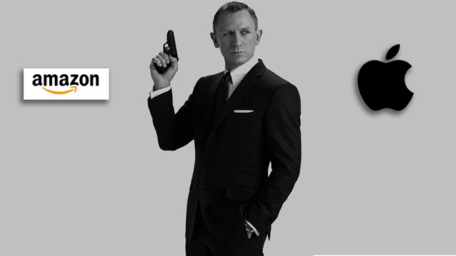 Teknoloji dünyasının iki büyük ismi Apple ve Amazon, James Bond için kıyasıya bir rekabete girmiş durumda. 