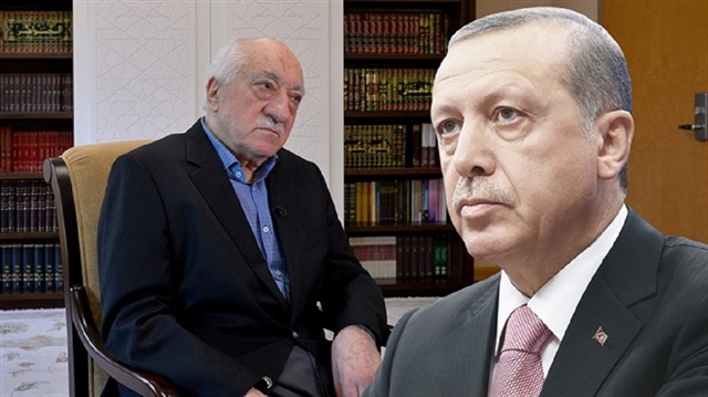 FETÖ ringleader Fetullah Gülen (L) and President Recep Tayyip Erdoğan (R). 
