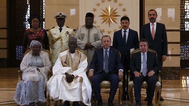 أردوغان يتسلم أوراق اعتماد سفيرة نيجيريا في تركيا