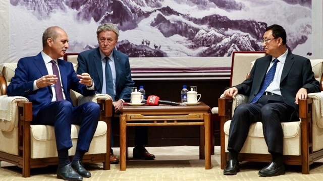 Kültür ve Turizm Bakanı Numan Kurtulmuş, Çin Halk Cumhuriyeti Kültür Bakanı Luo Shugang ile bir araya geldi. 
