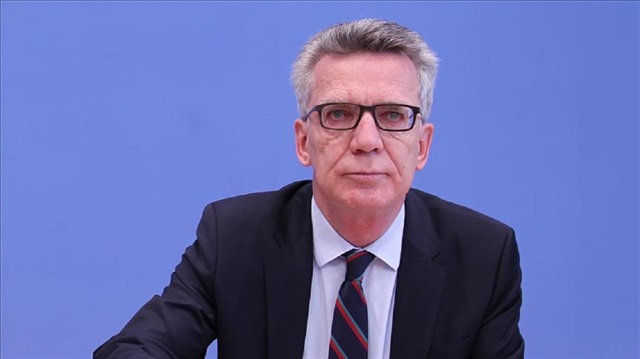 German Interior Minister Thomas de Maiziere