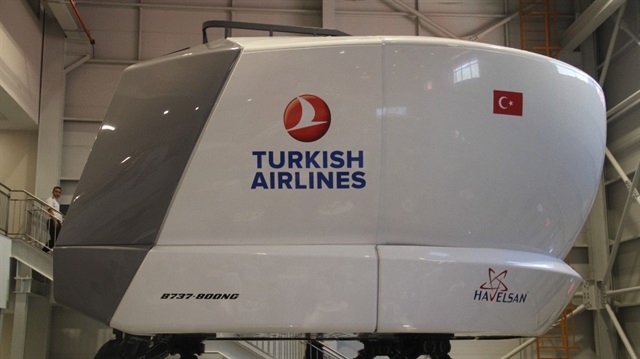 HAVELSAN’ın ürettiği Türkiye’nin ilk milli sivil uçuş simülatörü THY bünyesinde